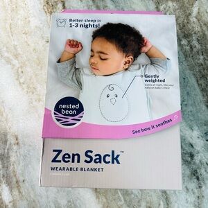 Zen Sack Nested Bean Wearable Blanket Navy size S